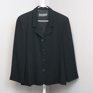 Alex Garfield Garfield & Marks Navy Blue Blazer Jacket Sz M Career Wear